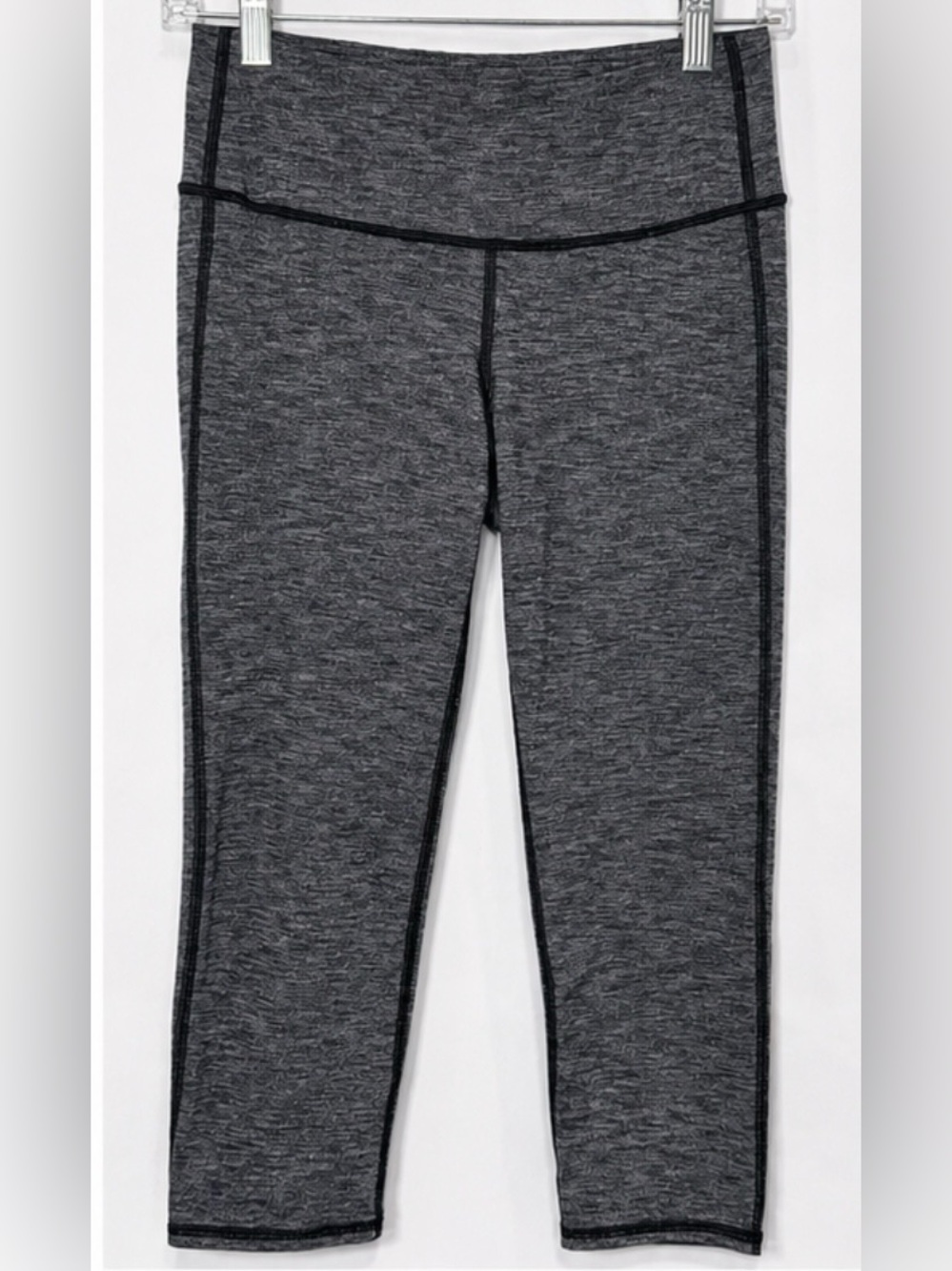 Athleta gray heather performance leggings.